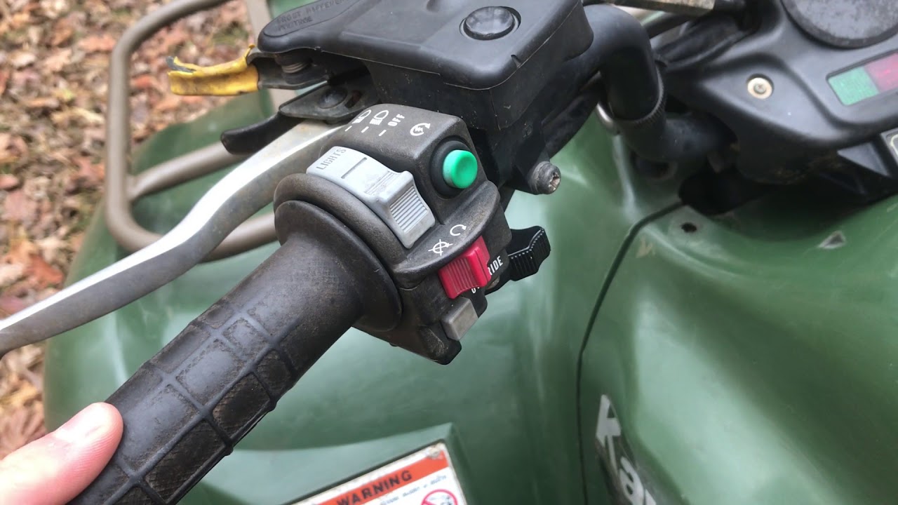 Kawasaki prairie kill switch repair. FREE - YouTube