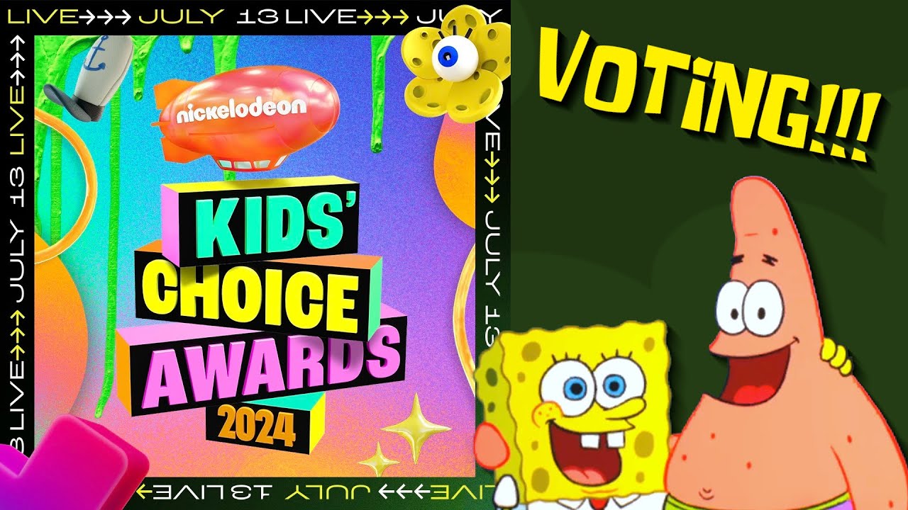 SpongeBob & Patrick Vote for the 2024 Kids' Choice Awards
