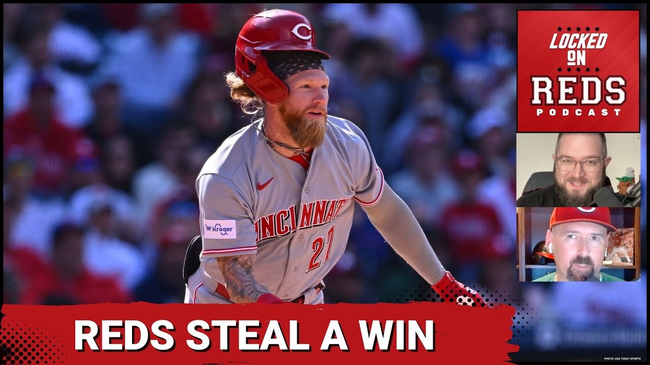 Cincinnati Reds escape Philadelphia on the right track after beating the Phillies Sunday