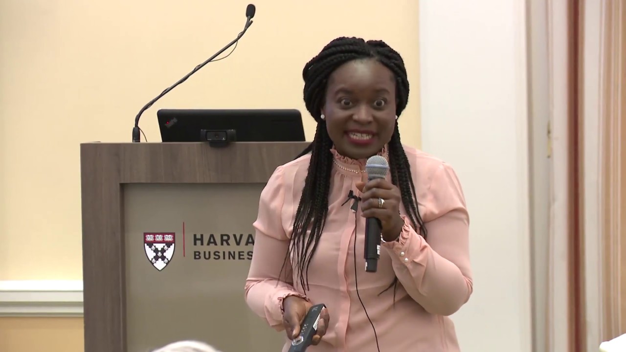 Doyin Atewologun speaks at the 2018 Gender & Work Symposium