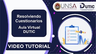 Ingresar Y Resolver Un Cuestionario En El Aula Virtual Dutic