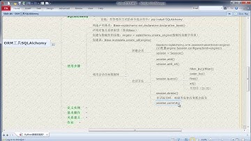 Python 数据库编程-7.ORM工具SQLAlchemy