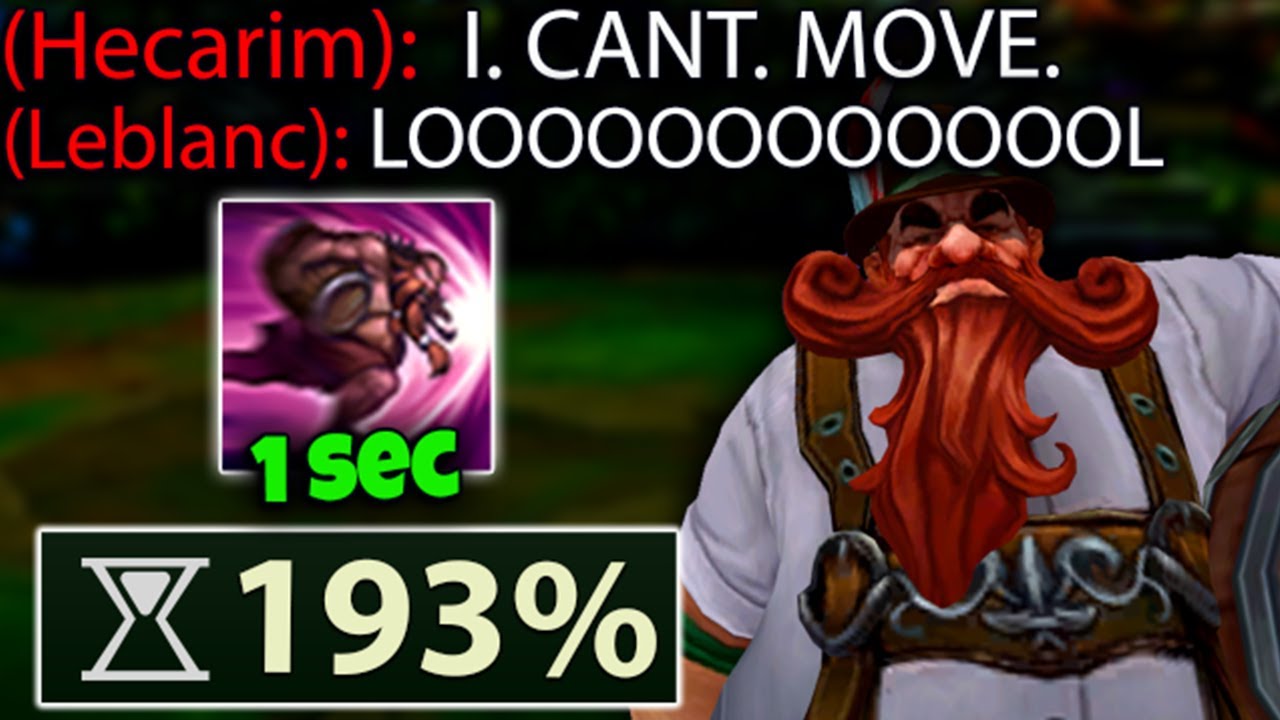 This gragas combo sent nasus straight into the mental hospital #everf