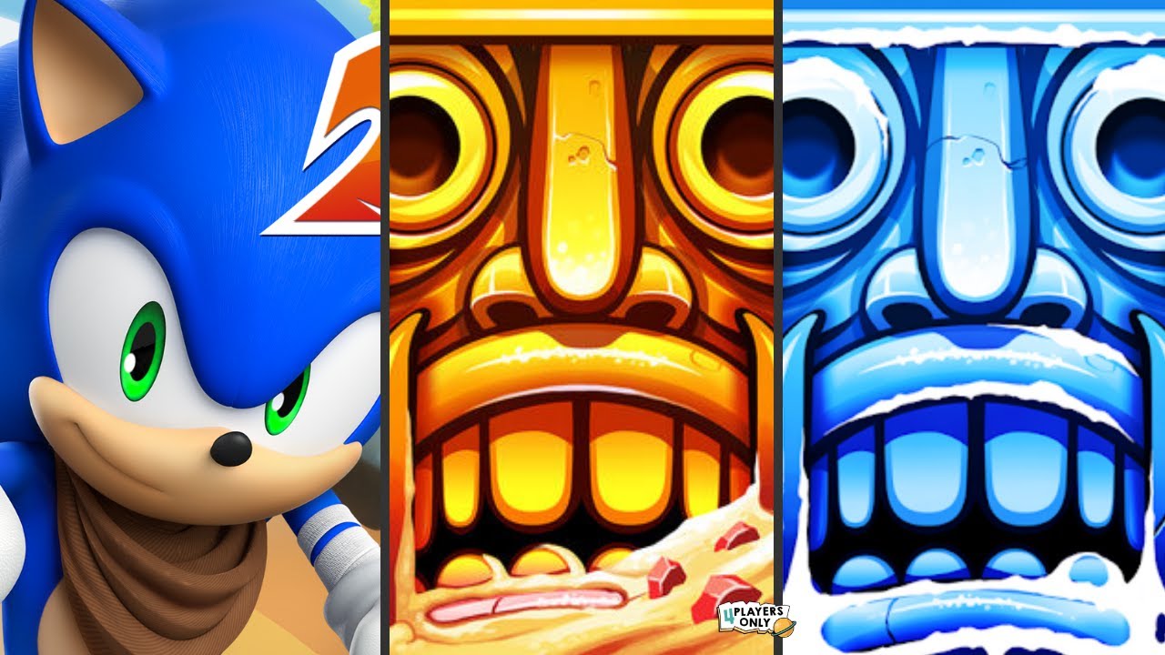 Sonic Dash 2 VS Temple Run 2🎄[BLAZING SANDS Vs WINTER TOYLAND Map ...