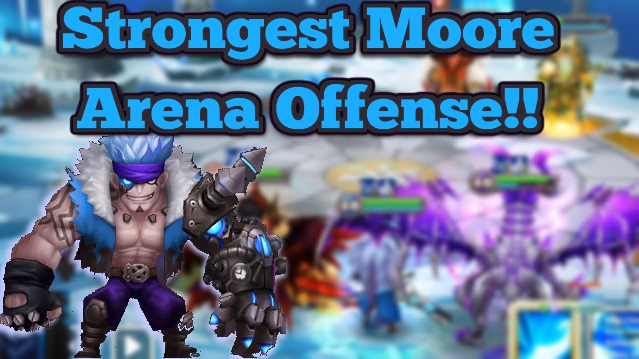 Strongest Moore Arena Offense!! Arena Rush, Runes at the end - Summoners War