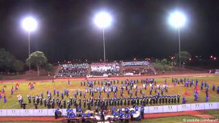 1080p When Kings Go Off To War: 2009 Moanalua HS Marching Band & Color Guard- High View Mil