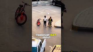 One Boy Was Crying on the Bike, What His Friend Did Next Will Break You 😢 #shorts #bestfriend #bike