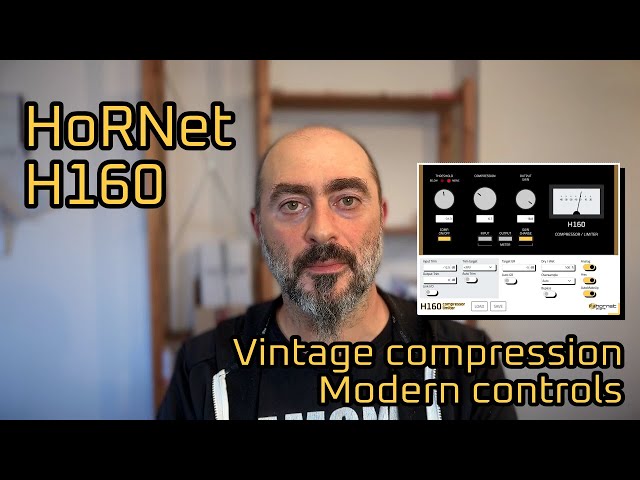H160 Compressor Plugin Demo – UI Overview and Auto/Manual Settings