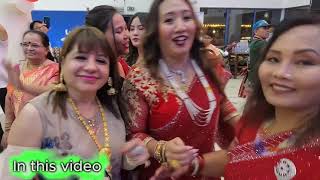 Non resident Nepali women celebrating Tej festival in Bahrain I NRN women I Tej special 2023