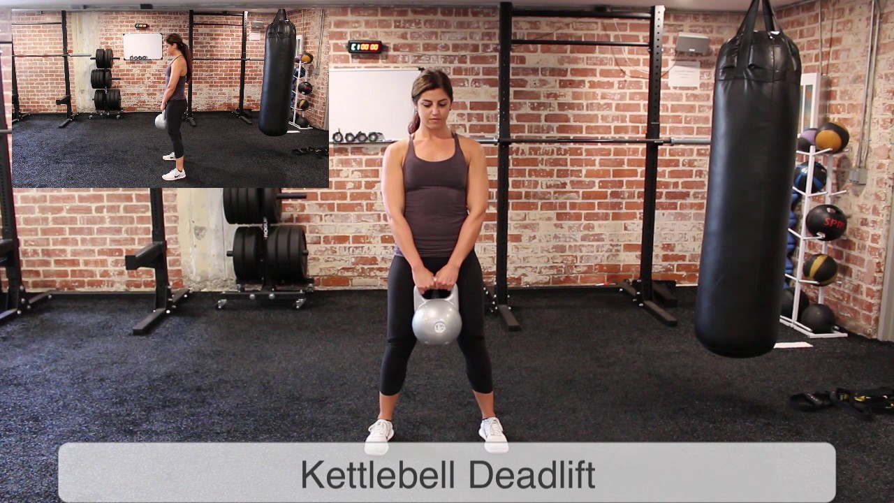 IRON Gym Santa Monica Kettlebell Deadlift YouTube