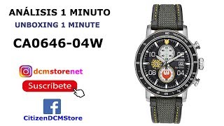 CA0646-04W Citizen Revisión 1 Minuto Unboxing 1 Minute