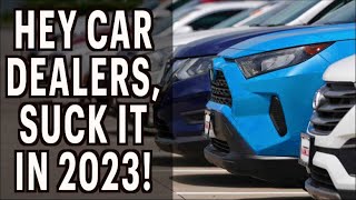 It's Payback Time For Car Dealership in 2023
