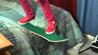 Kickflip Off Bed On Carpet Board