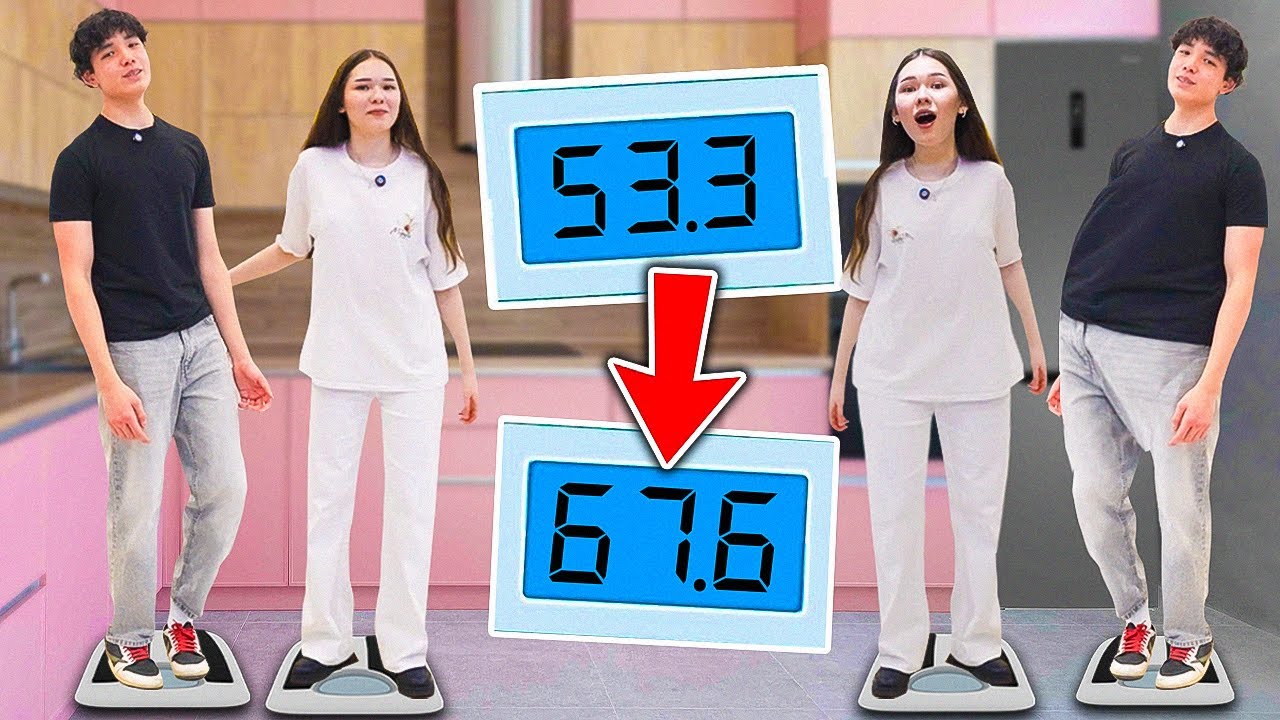 Кто Больше ПОТОЛСТЕЕТ за 24 Часа Получит 1000$ ЧЕЛЛЕНДЖ! (Шоканов, Салтош)