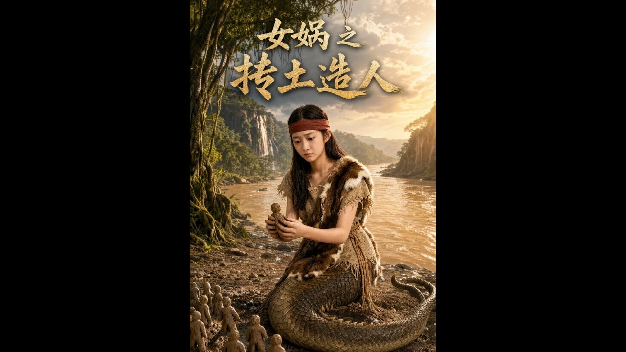 【一口气看完】《女娲之抟土造人》#短剧 #AI短剧 #逆袭 #drama #爽剧 #鲨鱼先生