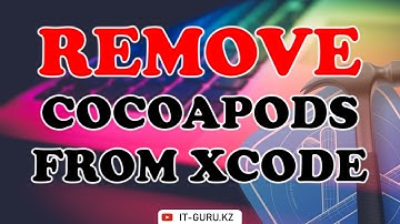 How to remove cocoapods from an Xcode project? / it-guru.kz