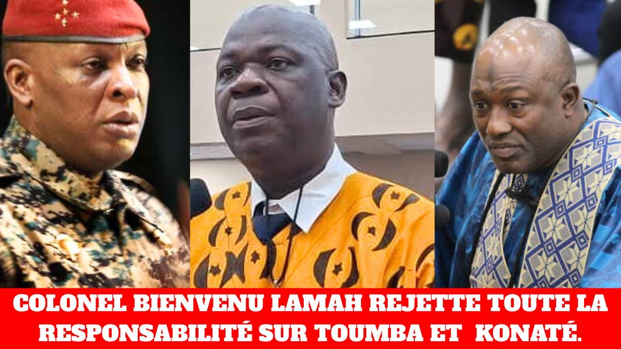 🛑SUITE DU PROCÈS DU 28 SEPTEMBRE  LE COLONEL BIENVENU LAMAH REJETTE TOUTE LA RESPONSABILITÉ