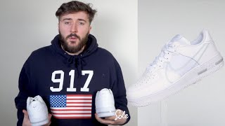 nike air force 1 react triple white