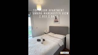 Luxury 2 Bedroom Penthouse Apartment Tour | Manchester City Centre | Uolo Stays