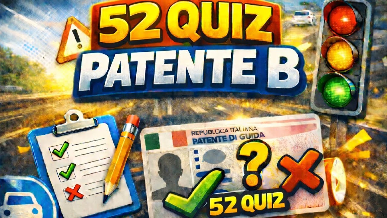 Quiz della Patente B: Con 52 quiz #3