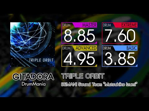 【GITADORA】 TRIPLE ORBIT (MASTER ~ BASIC) Drum