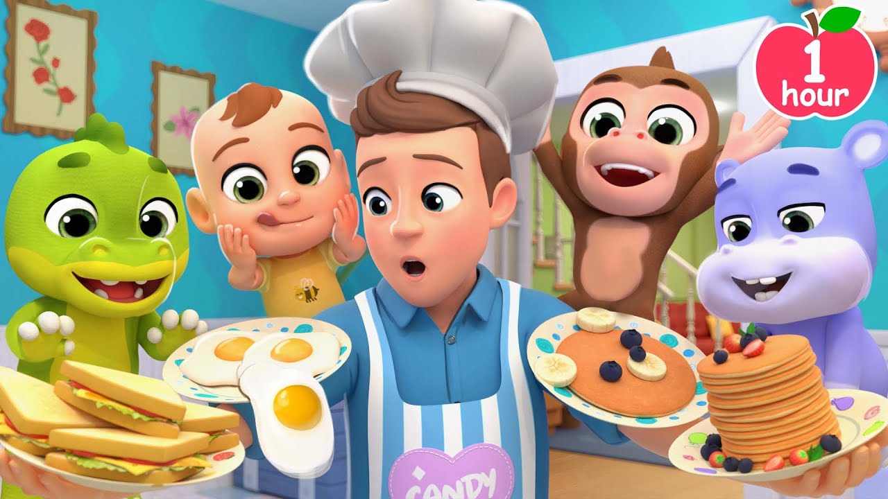 Breakfast Time with Daddy! + MORE Lalafun Nursery Rhymes & Kids Songs