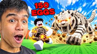 I Spent 150 EGGS for SKELETAL SABERTOOTH in STEAL AN EGG - R