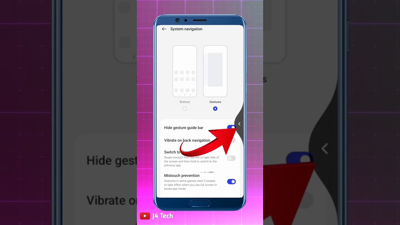 How To Turn On Side Back Button In Android Mobile | Side Back Button Of | Android Phone #shorts