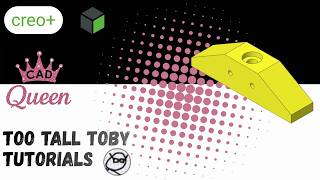 Depth Gage Base - Too Tall Toby 24-04-01 | Creo Parametric Tutorial