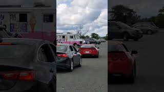 Beautiful cherry red Corvette Z06