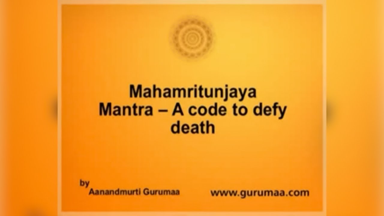 Mahamritunjaya Mantra -- A code to defy Demise - YouTube