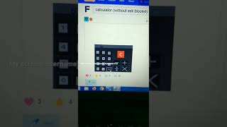 Calculator in scratch without ask blocks