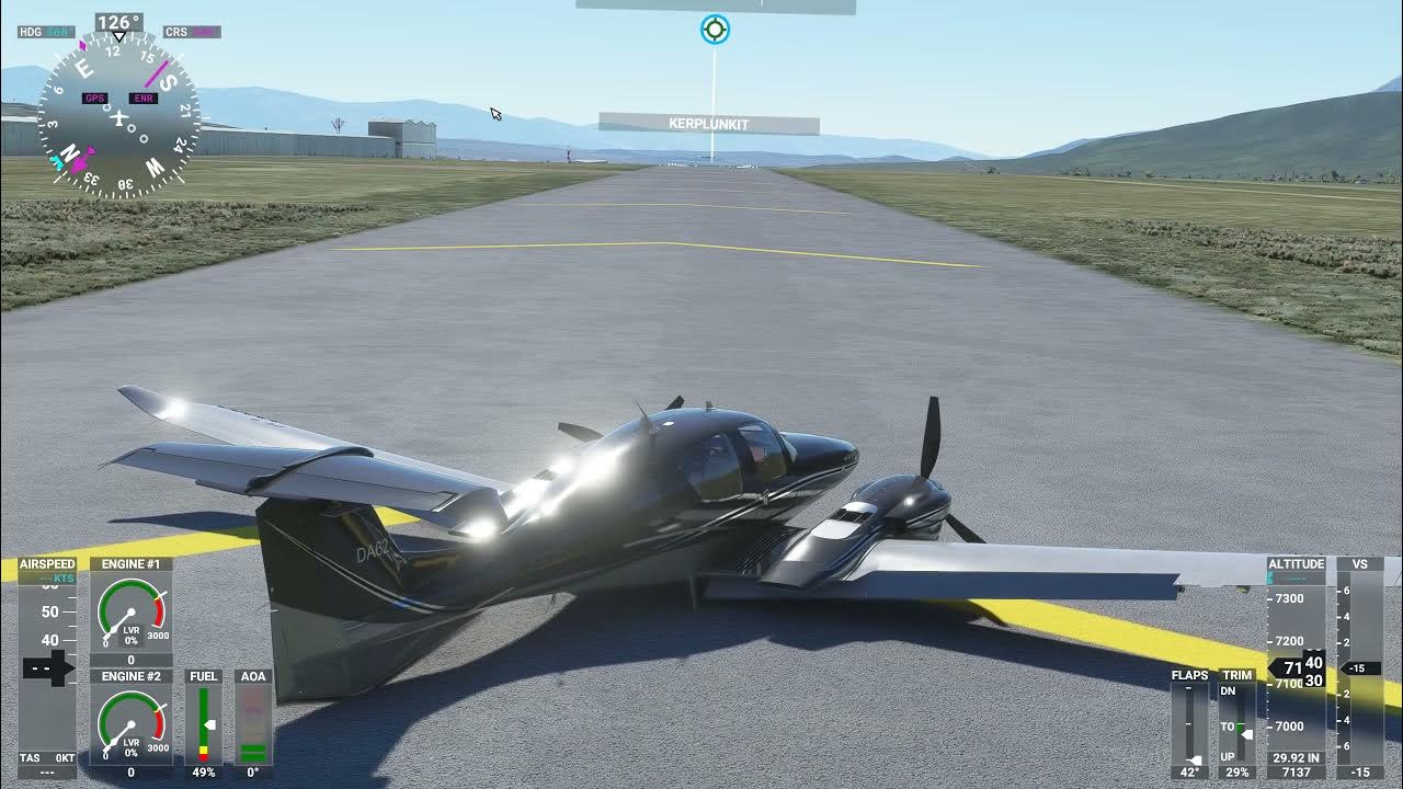 MSFS 2020 Crash landed With a fly past YouTube