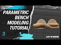 Parametric Bench Modeling in 3ds Max Tutorial.