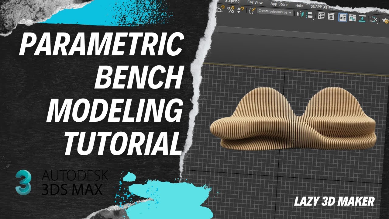 Parametric Bench Modeling in 3ds Max Tutorial.