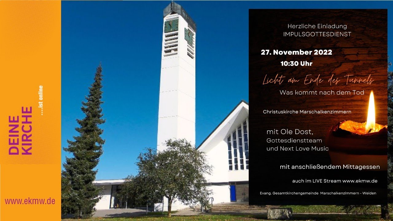 Evang. Gottesdienst am 27.11.2022 um 10:30 Uhr aus der Christuskirche ...
