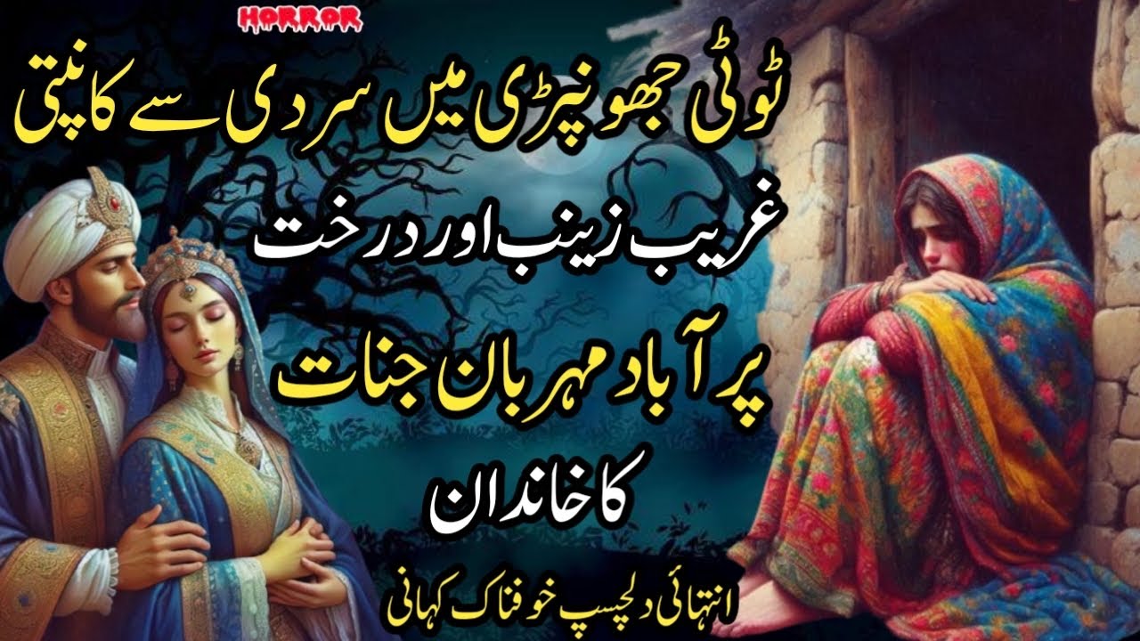 TOTI JHOMPARI MEIN SARDI SAY KAMPTI GHREEB ZAINAB AUR DARAKHT PER ABAD MEHARBAN JINNAT KA KHANDAN