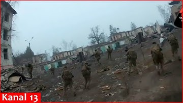 Operation by Colombian volunteers to clear the city of Kupiansk of Russians -  real combat footage