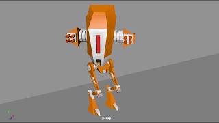 3D Mech Playblast Animation
