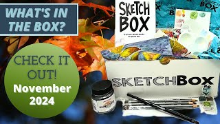 Sketchbox Opening & Artwork: November 2024 Review Subscription Art Supplies