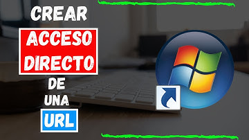 Crear ACCESO DIRECTO en el escritorio de una URL o cualquier pagina WEB