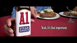 A1 steak sauce amateur commercial -