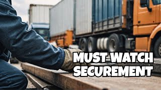 Master Flatbed Load Securement In 5 Minutes Must Watch