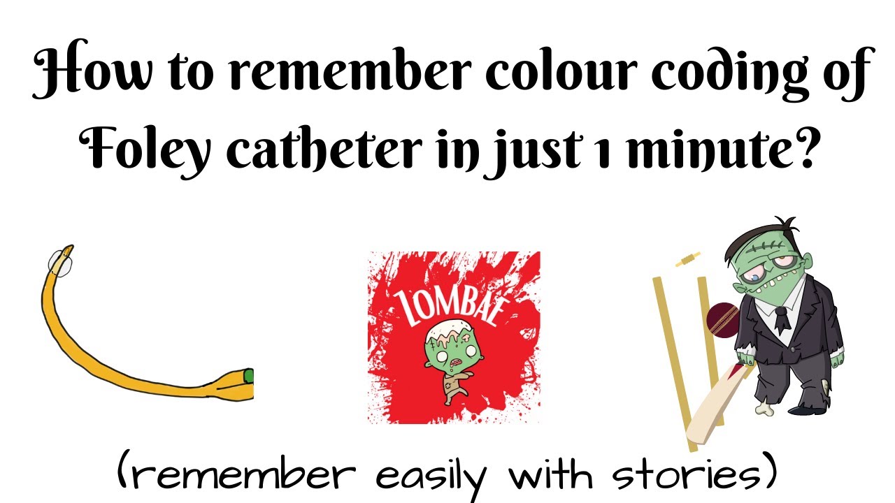Mnemonics Worth Sharing Foley's Catheter French Gauze Size