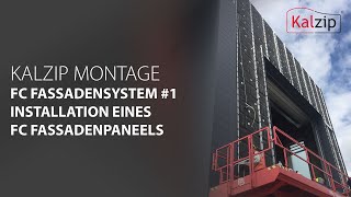 KALZIP MONTAGE #1 | Installation eines Kalzip FC Fassadenpaneels