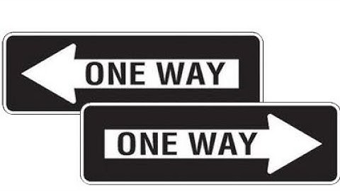 Making Left & Right Turns on One-Way Streets