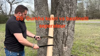 Cold Steel Gurkha kukris vs Bastinelli Separateur + bonus track