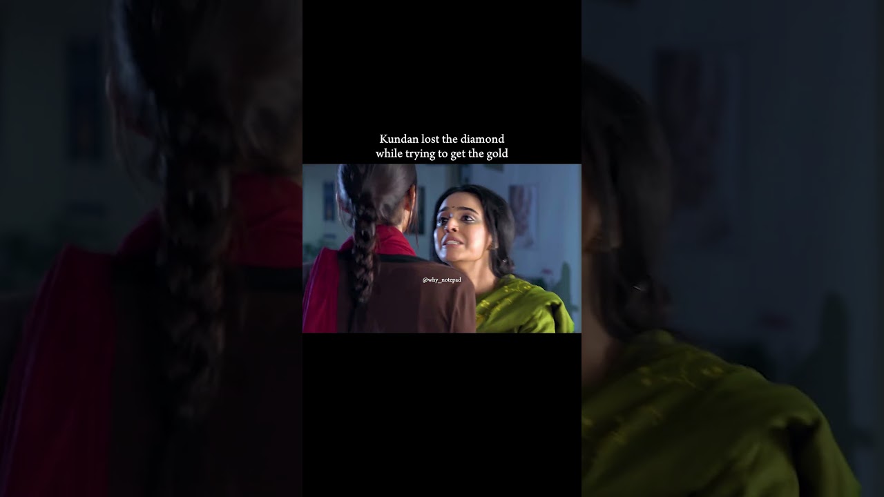 Kundan lost the diamond while trying to get the gold 