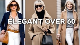 Elegant Fashion for Women Over 60 | Classic and Elegant Looks