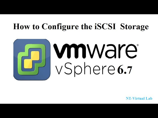 Business Storage NAS - How to Setup an NFS or iSCSI VMware